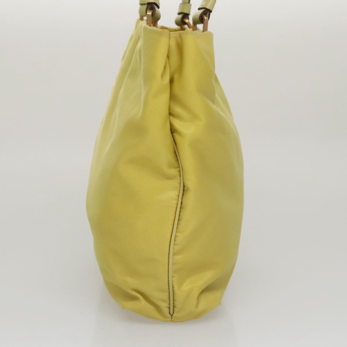Prada Tessuto Yellow Synthetic Tote Bag (Pre-Owned) Size ONE SIZE - 4 Thumbnail