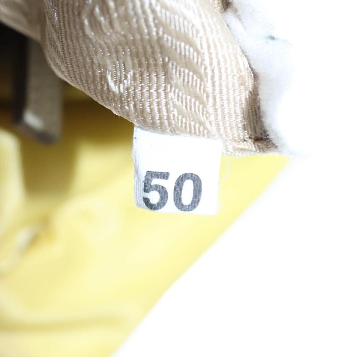 Prada Tessuto Yellow Synthetic Tote Bag (Pre-Owned) Size ONE SIZE - 14 Thumbnail