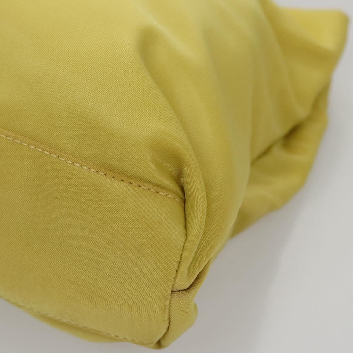 Prada Tessuto Yellow Synthetic Tote Bag (Pre-Owned) Size ONE SIZE - 8 Thumbnail