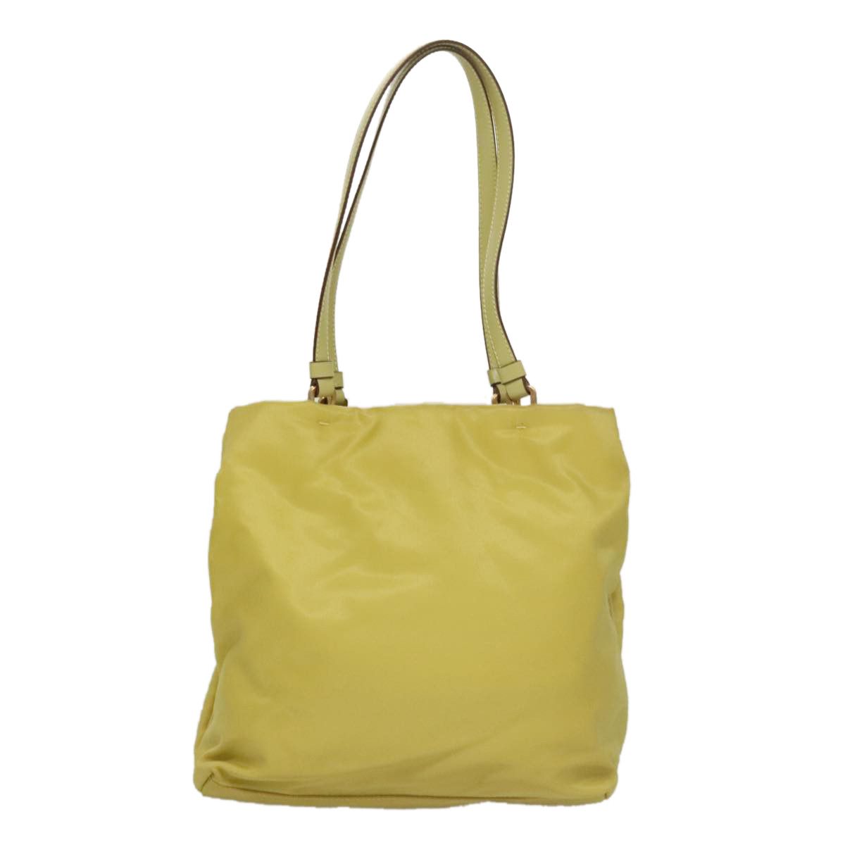 Prada Tessuto Yellow Synthetic Tote Bag (Pre-Owned) Size ONE SIZE - 2 Thumbnail