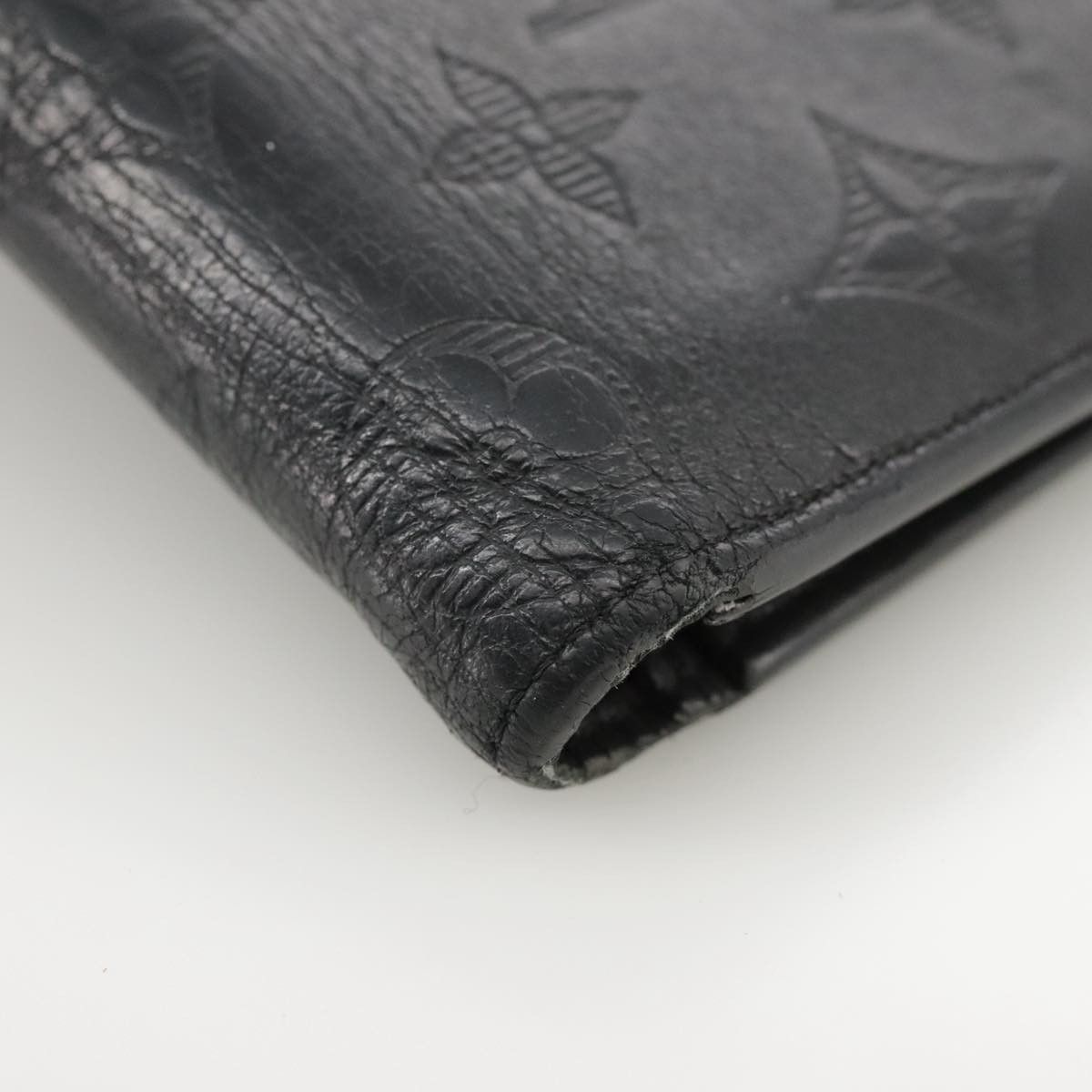 Louis Vuitton Brazza (Monogram Shadow) Black Leather Wallet (Pre-Owned) Size ONE SIZE - 5 Thumbnail
