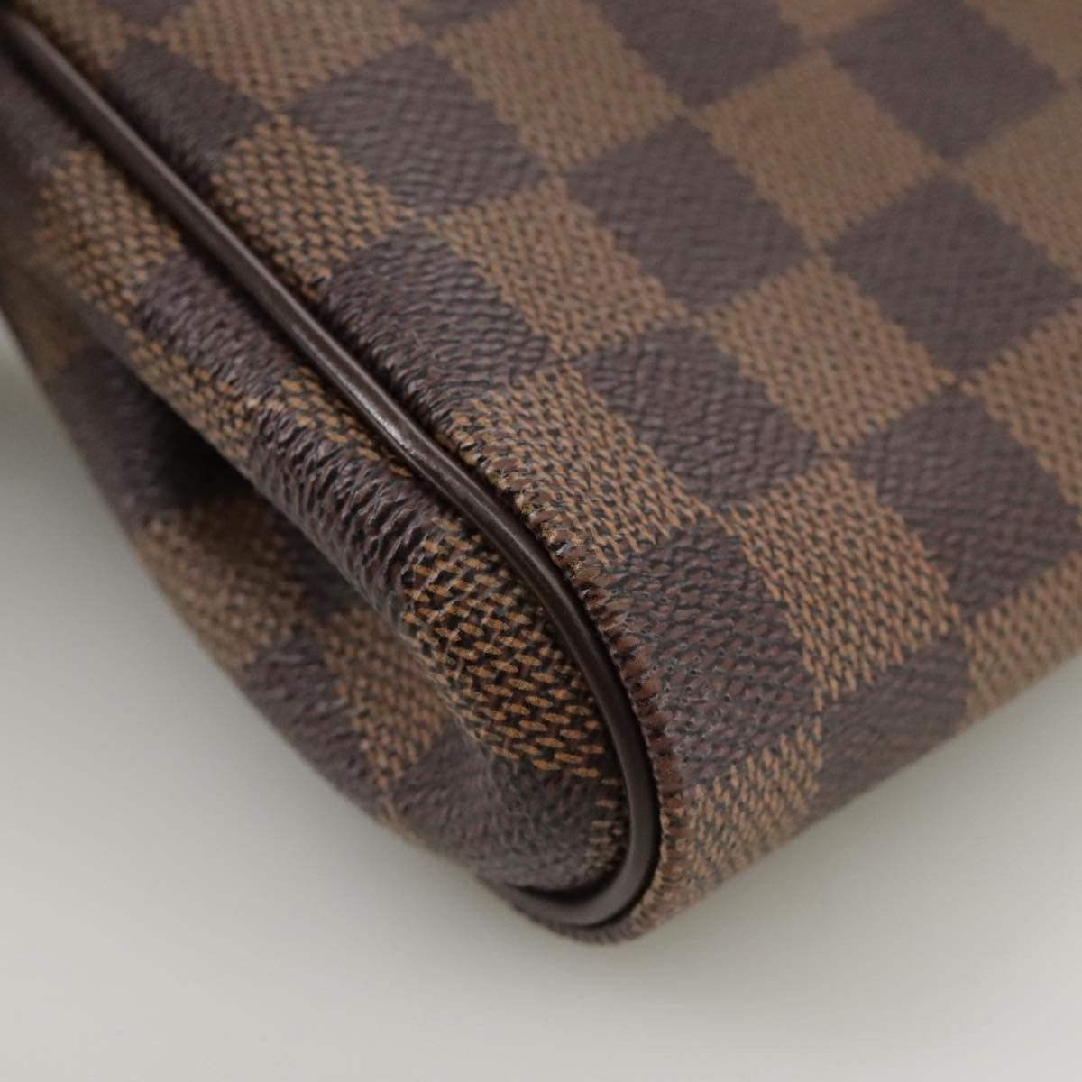 Louis Vuitton Eva Brown Canvas Clutch Bag (Pre-Owned) Size ONE SIZE - 9 Thumbnail