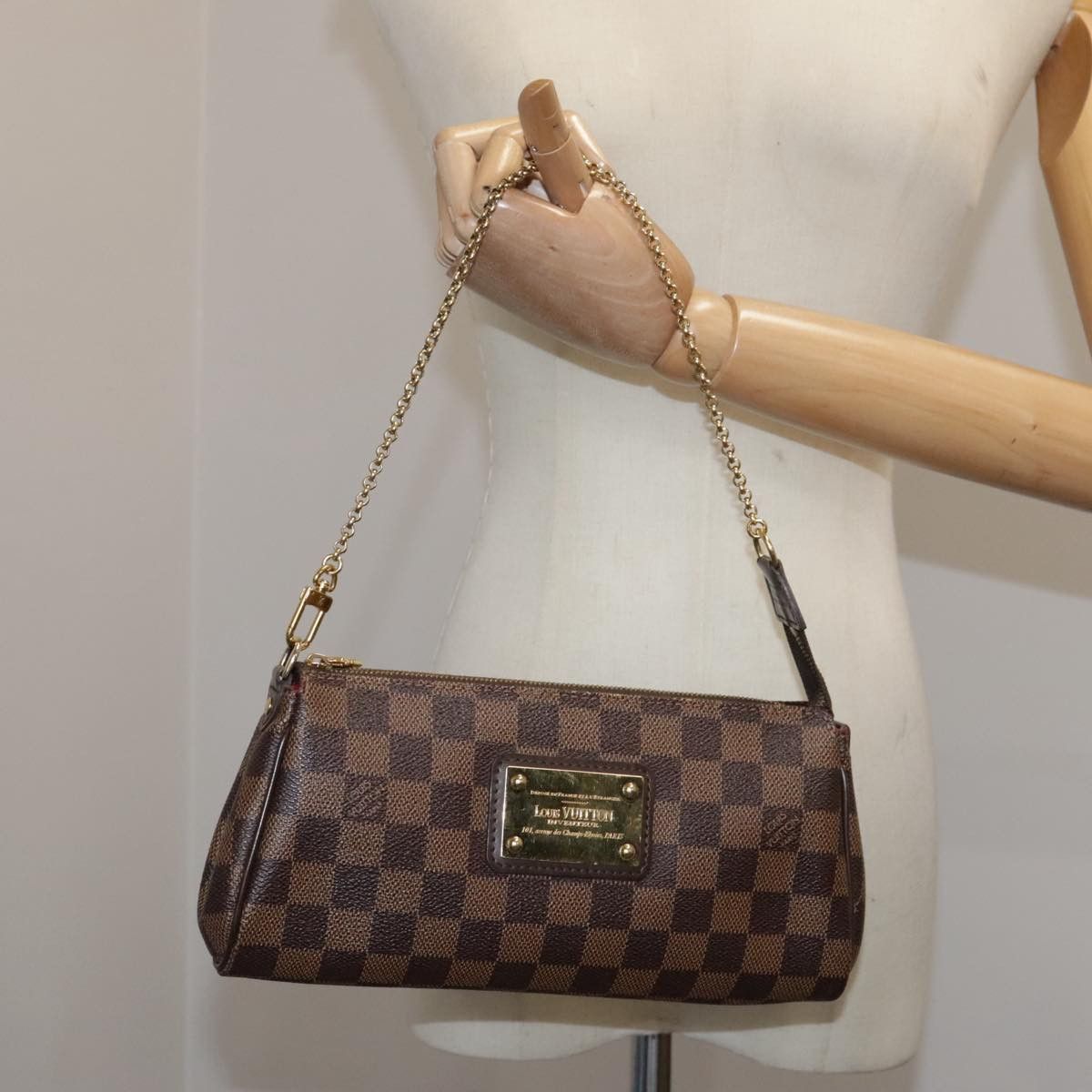 Louis Vuitton Eva Brown Canvas Clutch Bag (Pre-Owned) Size ONE SIZE - 17 Thumbnail