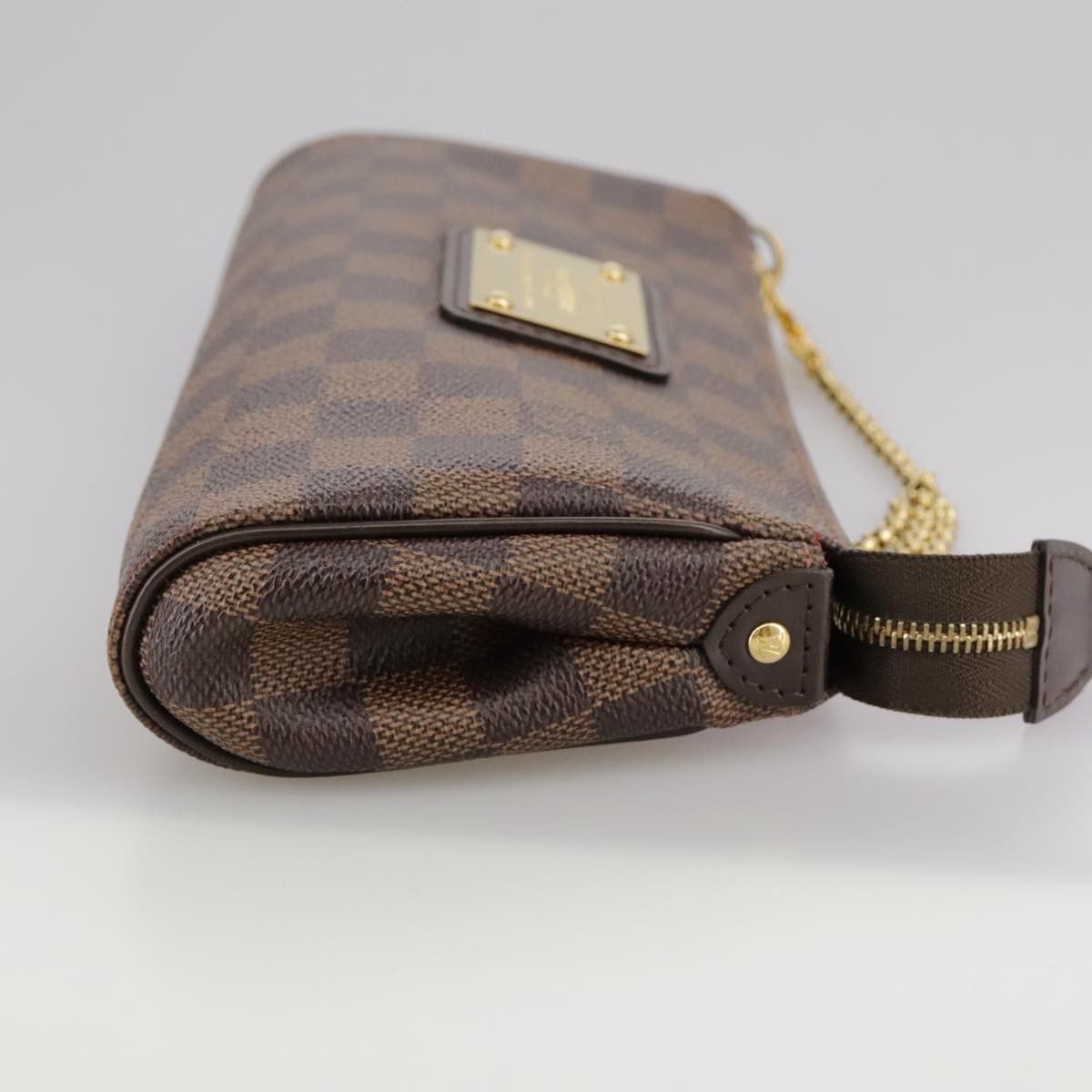 Louis Vuitton Eva Brown Canvas Clutch Bag (Pre-Owned) Size ONE SIZE - 3 Thumbnail