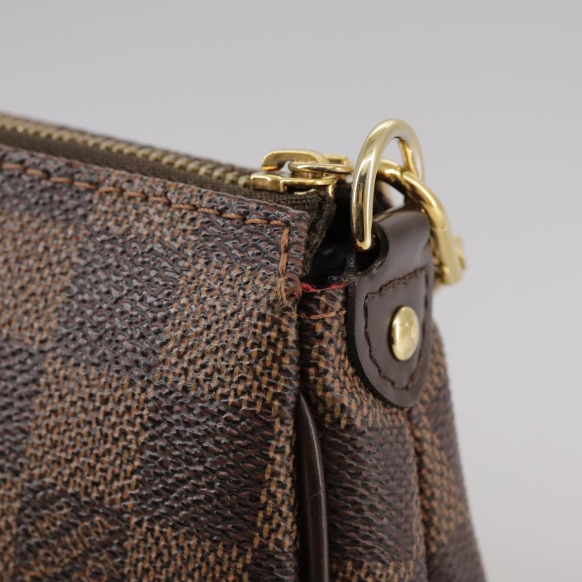 Louis Vuitton Eva Brown Canvas Clutch Bag (Pre-Owned) Size ONE SIZE - 13 Thumbnail