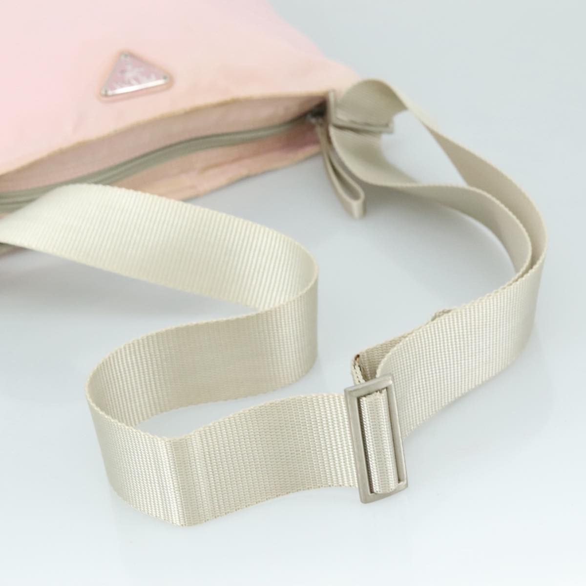 Prada Tessuto Pink Synthetic Shoulder Bag (Pre-Owned) Size ONE SIZE - 8 Thumbnail