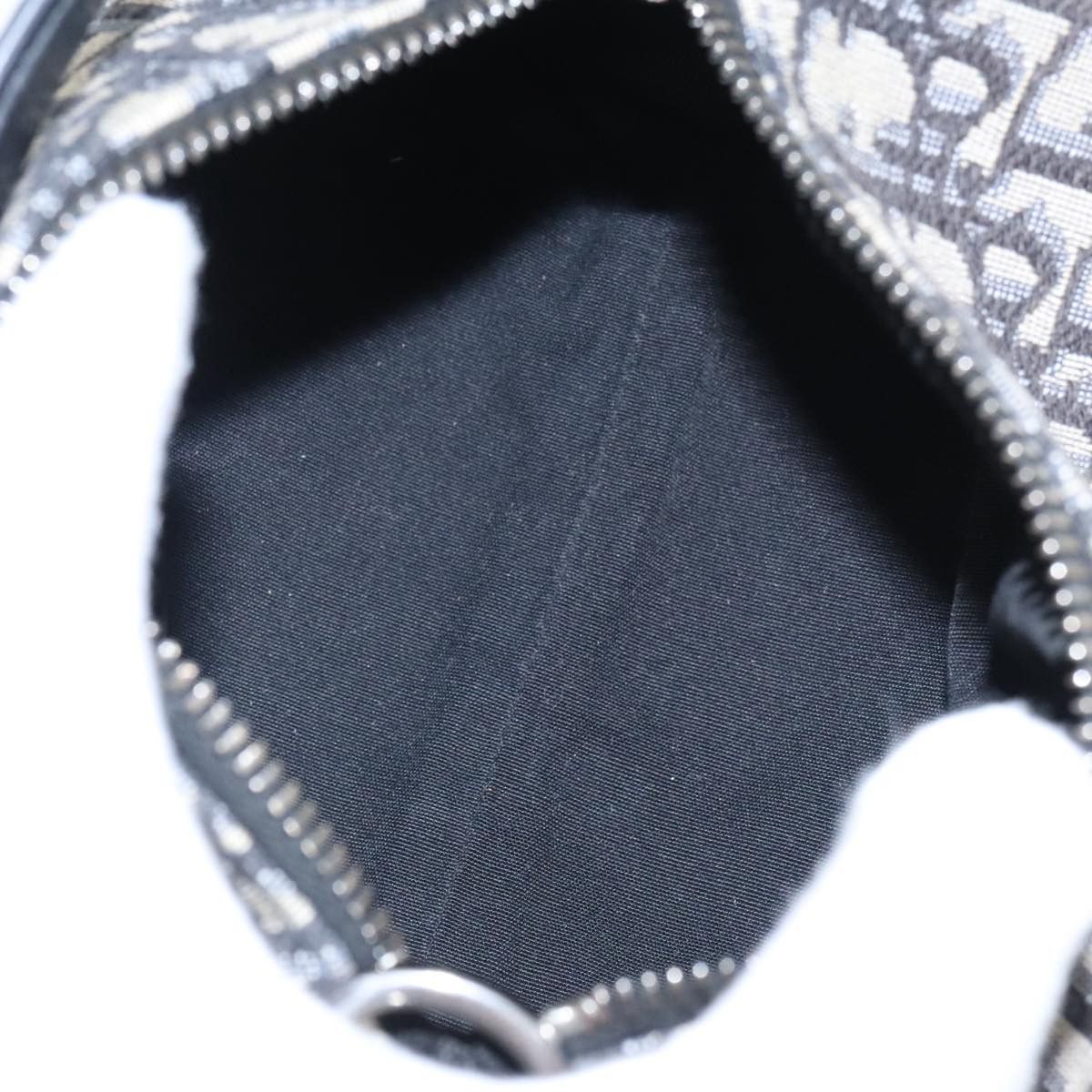 Dior Trotter Navy Canvas Shoulder Bag (Pre-Owned) Size ONE SIZE - 11 Thumbnail