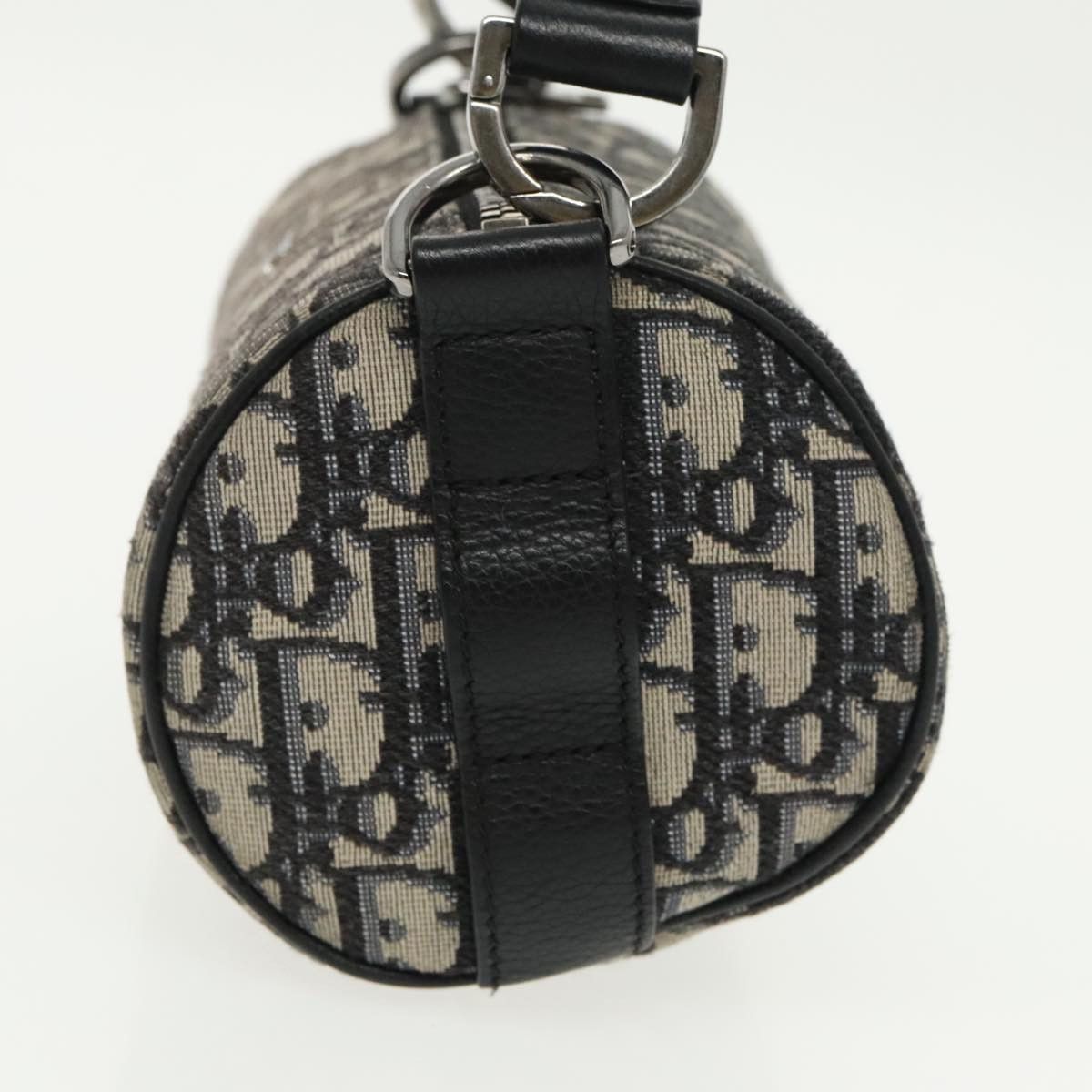 Dior Trotter Navy Canvas Shoulder Bag (Pre-Owned) Size ONE SIZE - 3 Thumbnail