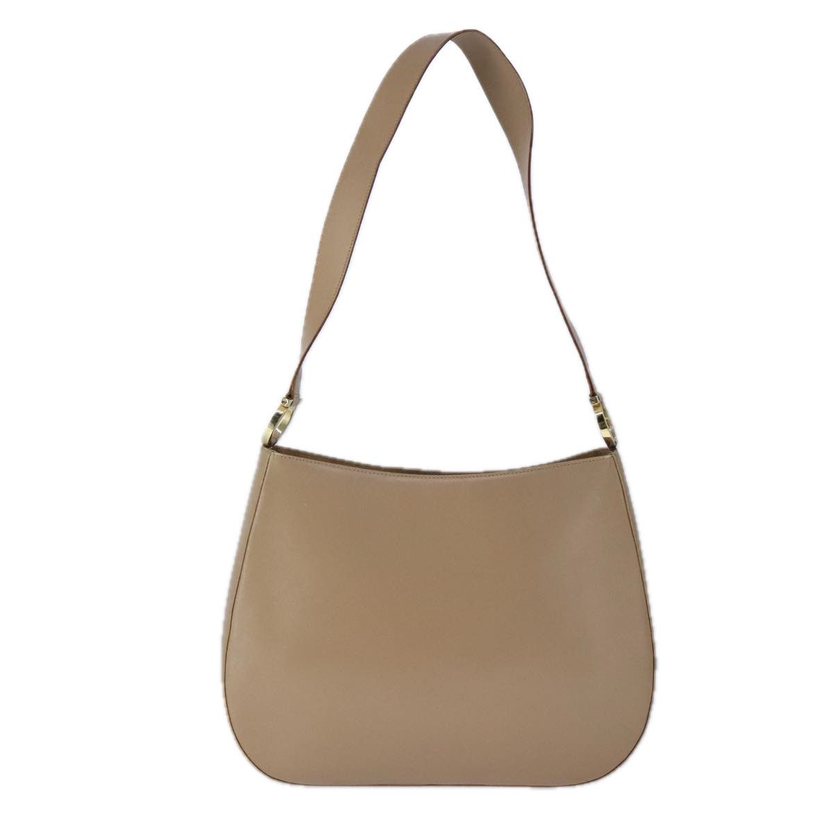 Salvatore Ferragamo Beige Leather Shoulder Bag (Pre-Owned) Size ONE SIZE - 2 Thumbnail