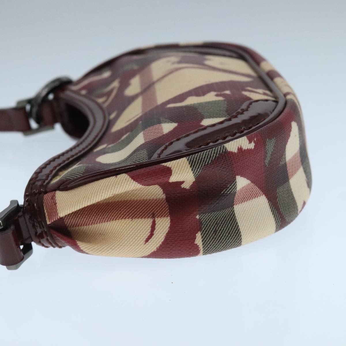 Burberry Nova Check Beige Canvas Clutch Bag (Pre-Owned) Size ONE SIZE - 4 Thumbnail