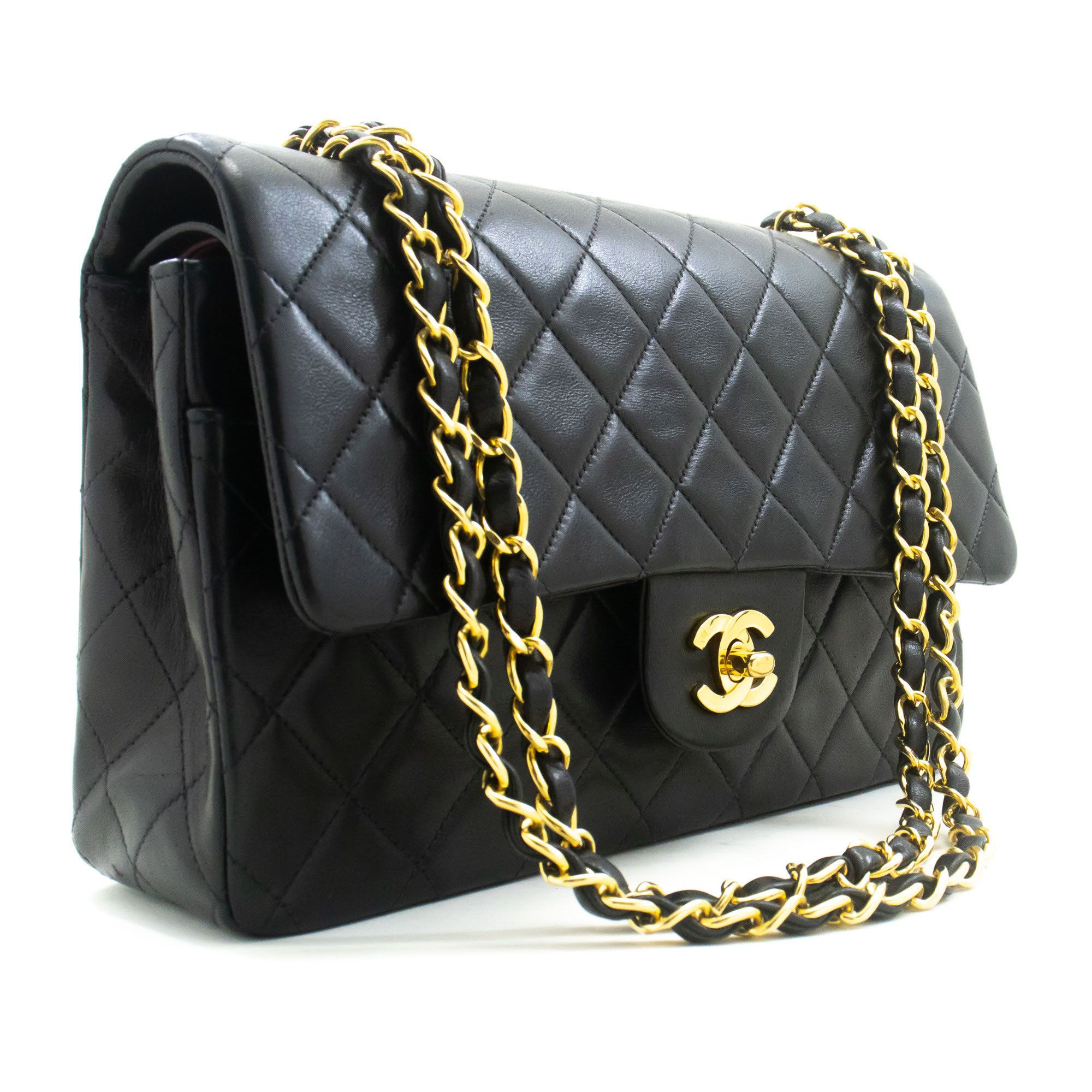Chanel Black Leather Shoulder Bag (Pre-Owned) Size ONE SIZE - 4 Thumbnail