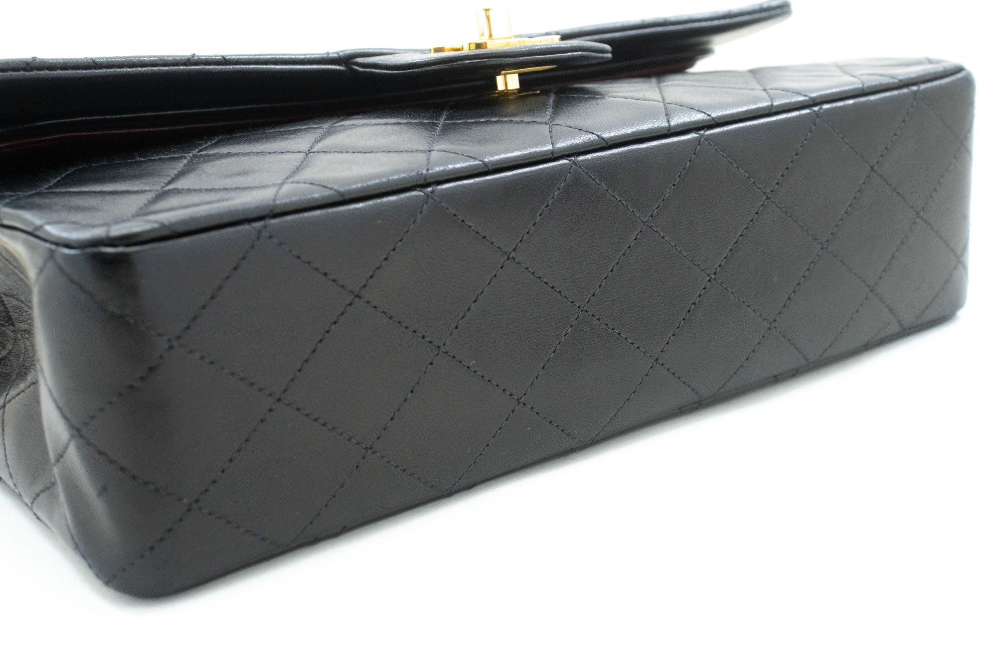 Chanel Black Leather Shoulder Bag (Pre-Owned) Size ONE SIZE - 12 Thumbnail