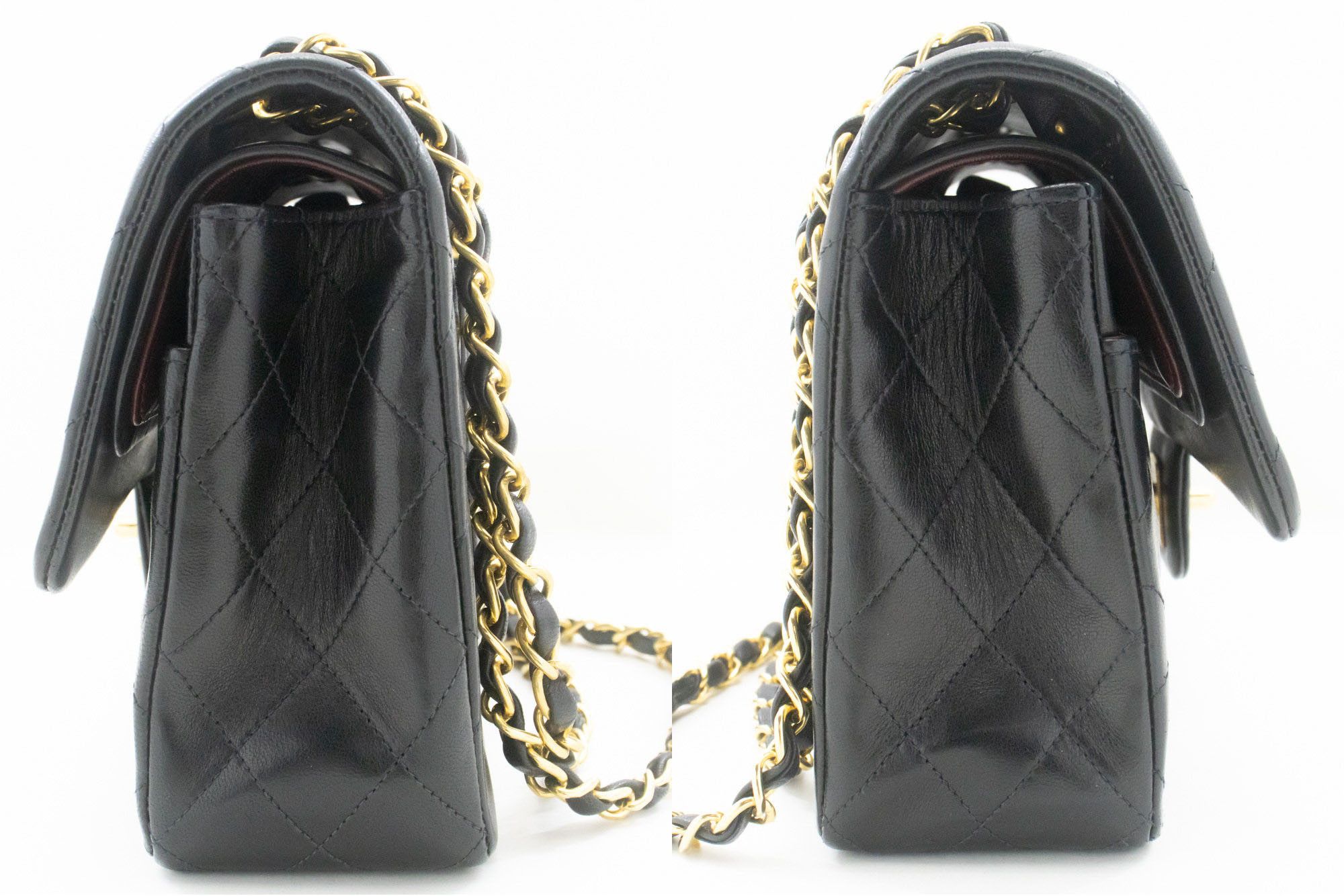 Chanel Black Leather Shoulder Bag (Pre-Owned) Size ONE SIZE - 3 Thumbnail
