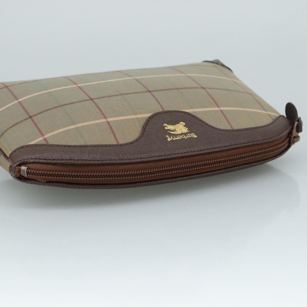 Burberry Nova Check Beige Canvas Clutch Bag (Pre-Owned) Size ONE SIZE - 13 Thumbnail