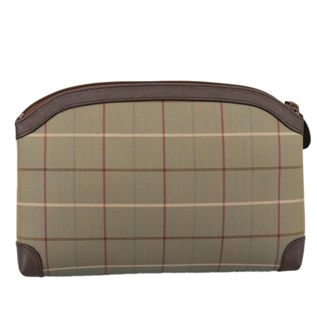 Burberry Nova Check Beige Canvas Clutch Bag (Pre-Owned) Size ONE SIZE - 2 Thumbnail