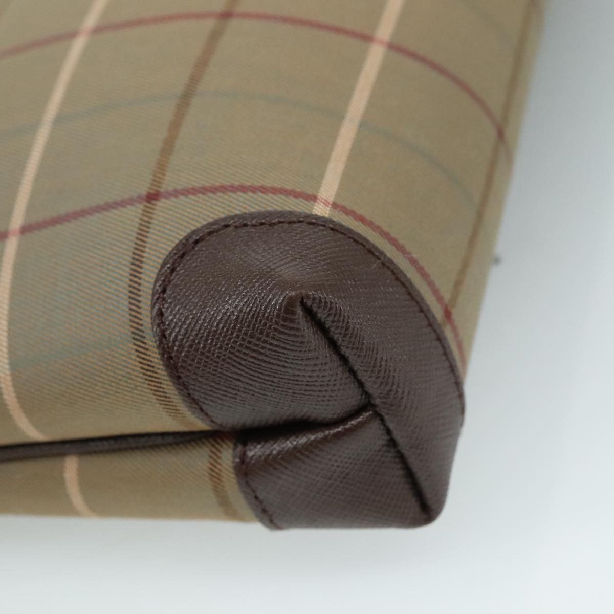 Burberry Nova Check Beige Canvas Clutch Bag (Pre-Owned) Size ONE SIZE - 6 Thumbnail