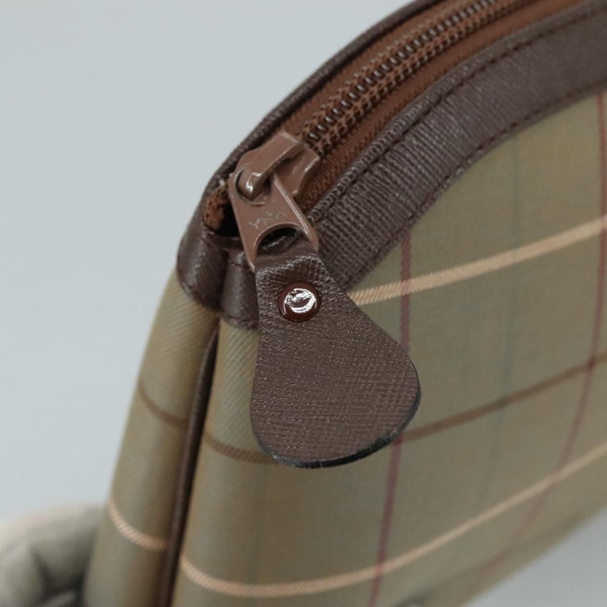 Burberry Nova Check Beige Canvas Clutch Bag (Pre-Owned) Size ONE SIZE - 9 Thumbnail