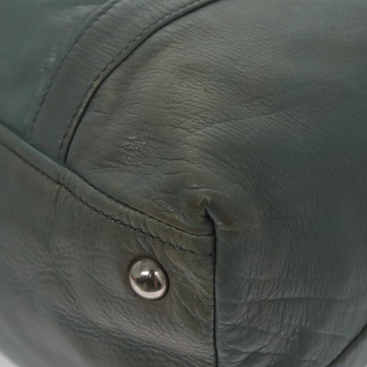 Prada Grey Leather Shoulder Bag (Pre-Owned) Size ONE SIZE - 10 Thumbnail