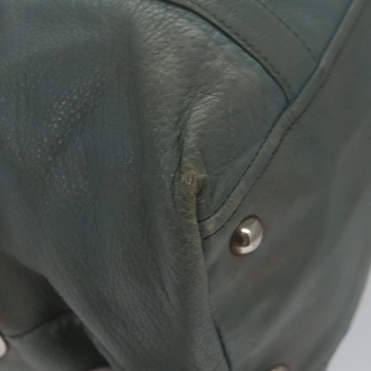 Prada Grey Leather Shoulder Bag (Pre-Owned) Size ONE SIZE - 9 Thumbnail
