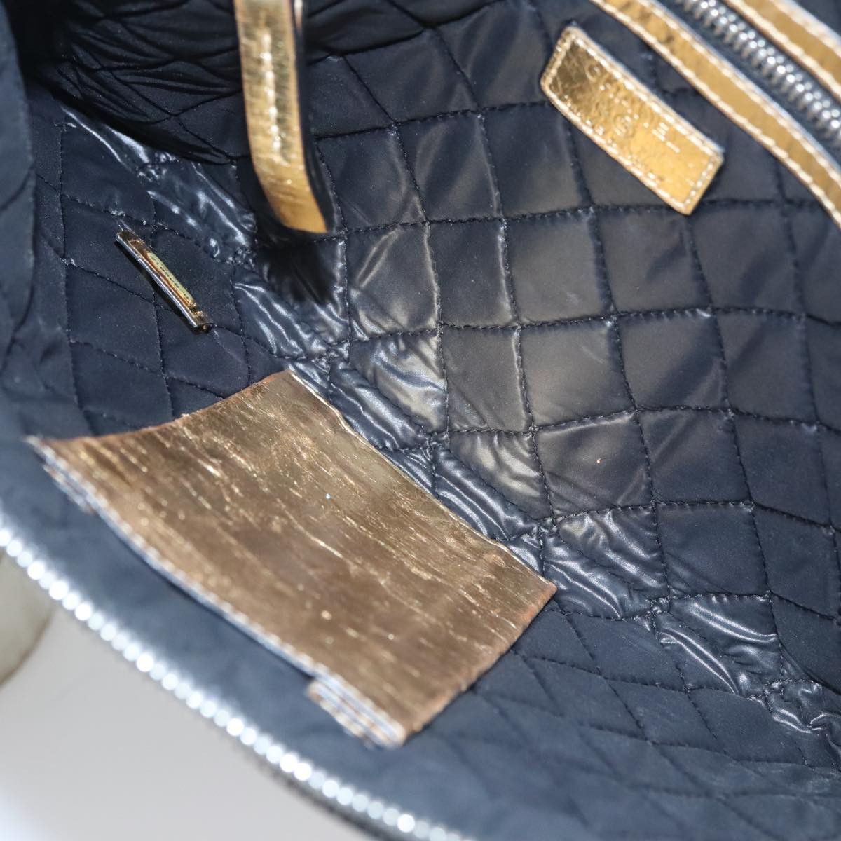 Chanel Coco Mark Gold Leather Clutch Bag (Pre-Owned) Size ONE SIZE - 13 Thumbnail