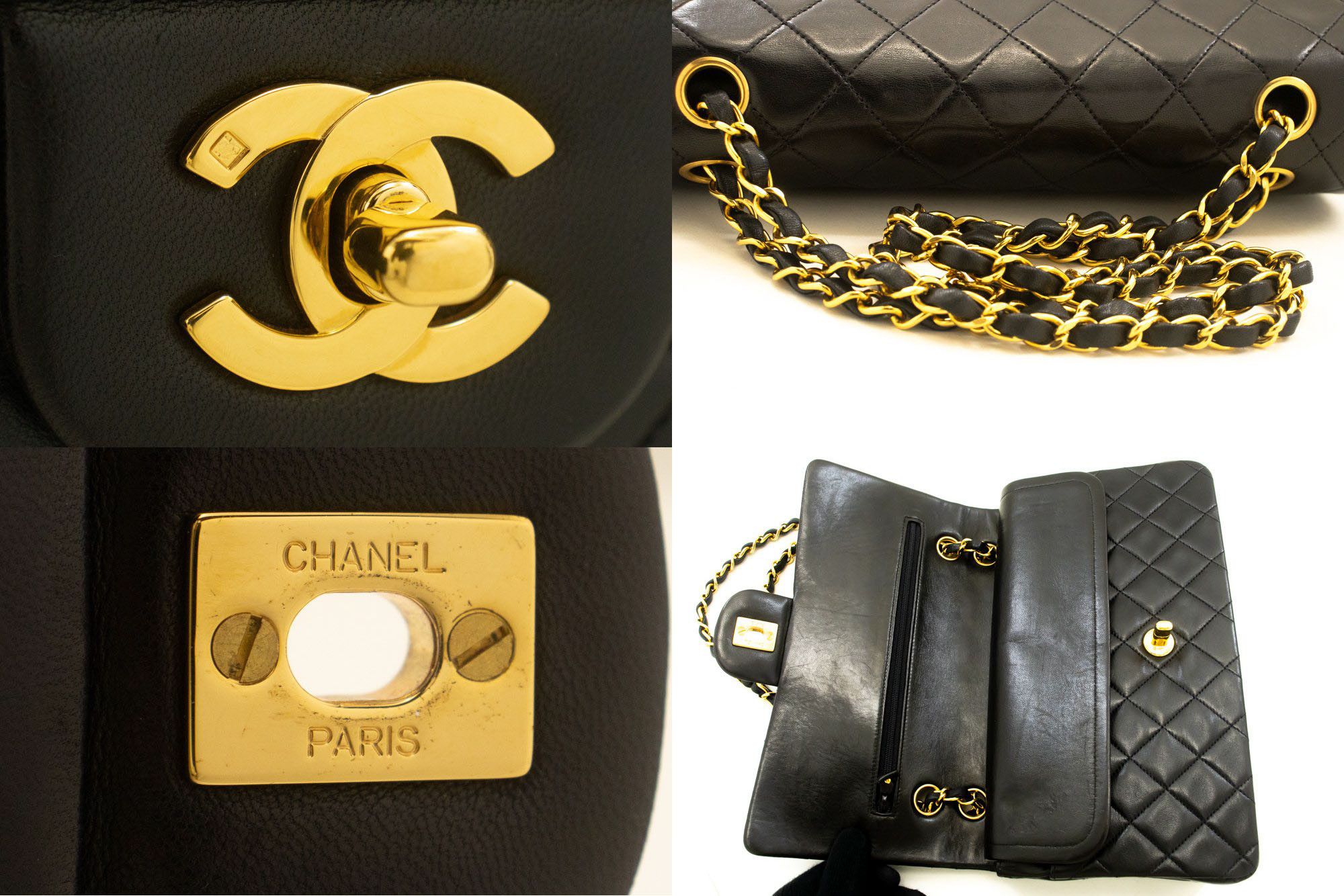 Chanel Black Leather Shoulder Bag (Pre-Owned) Size ONE SIZE - 7 Thumbnail