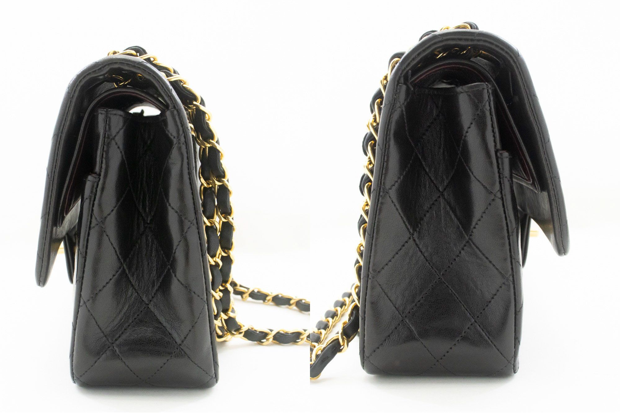Chanel Black Leather Shoulder Bag (Pre-Owned) Size ONE SIZE - 3 Thumbnail