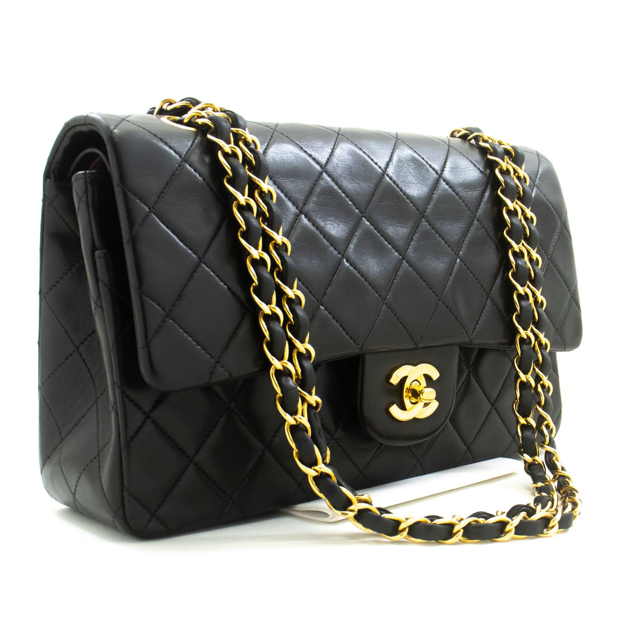 Chanel Black Leather Shoulder Bag (Pre-Owned) Size ONE SIZE - 4 Thumbnail