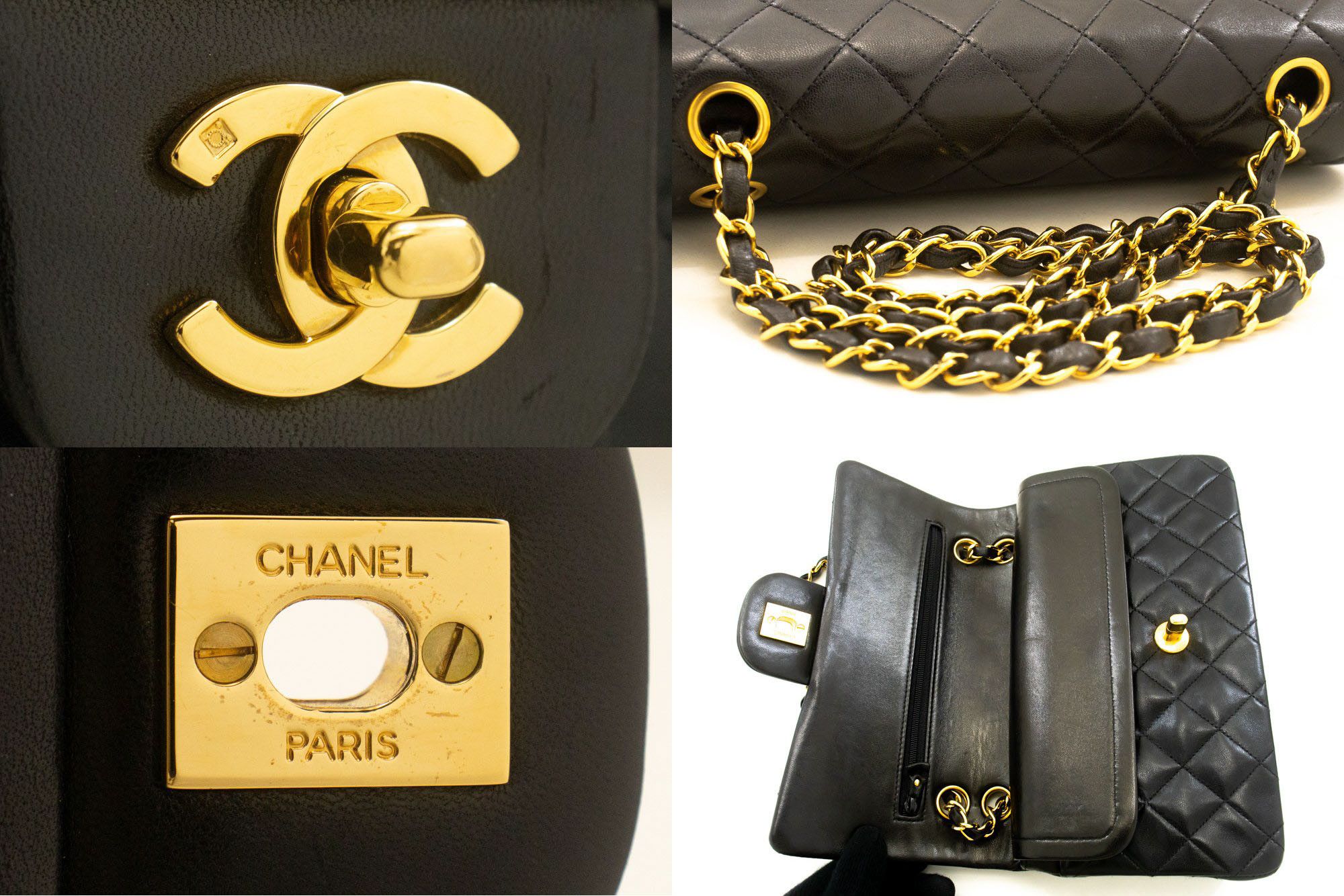 Chanel Black Leather Shoulder Bag (Pre-Owned) Size ONE SIZE - 6 Thumbnail