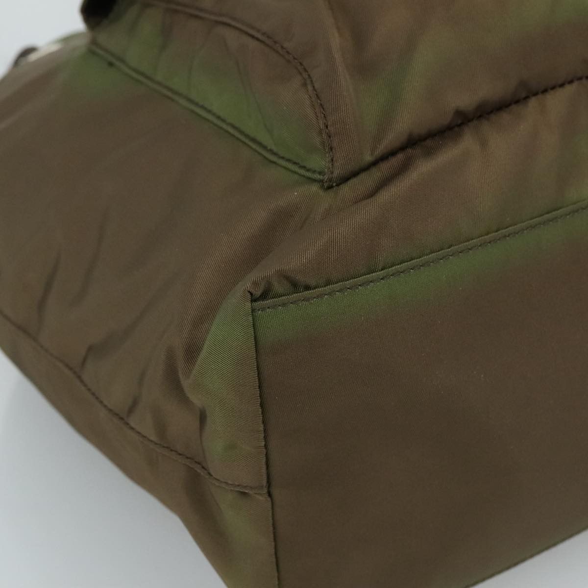 Prada Tessuto Khaki Synthetic Tote Bag (Pre-Owned) Size ONE SIZE - 8 Thumbnail