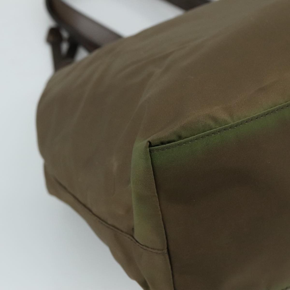 Prada Tessuto Khaki Synthetic Tote Bag (Pre-Owned) Size ONE SIZE - 10 Thumbnail