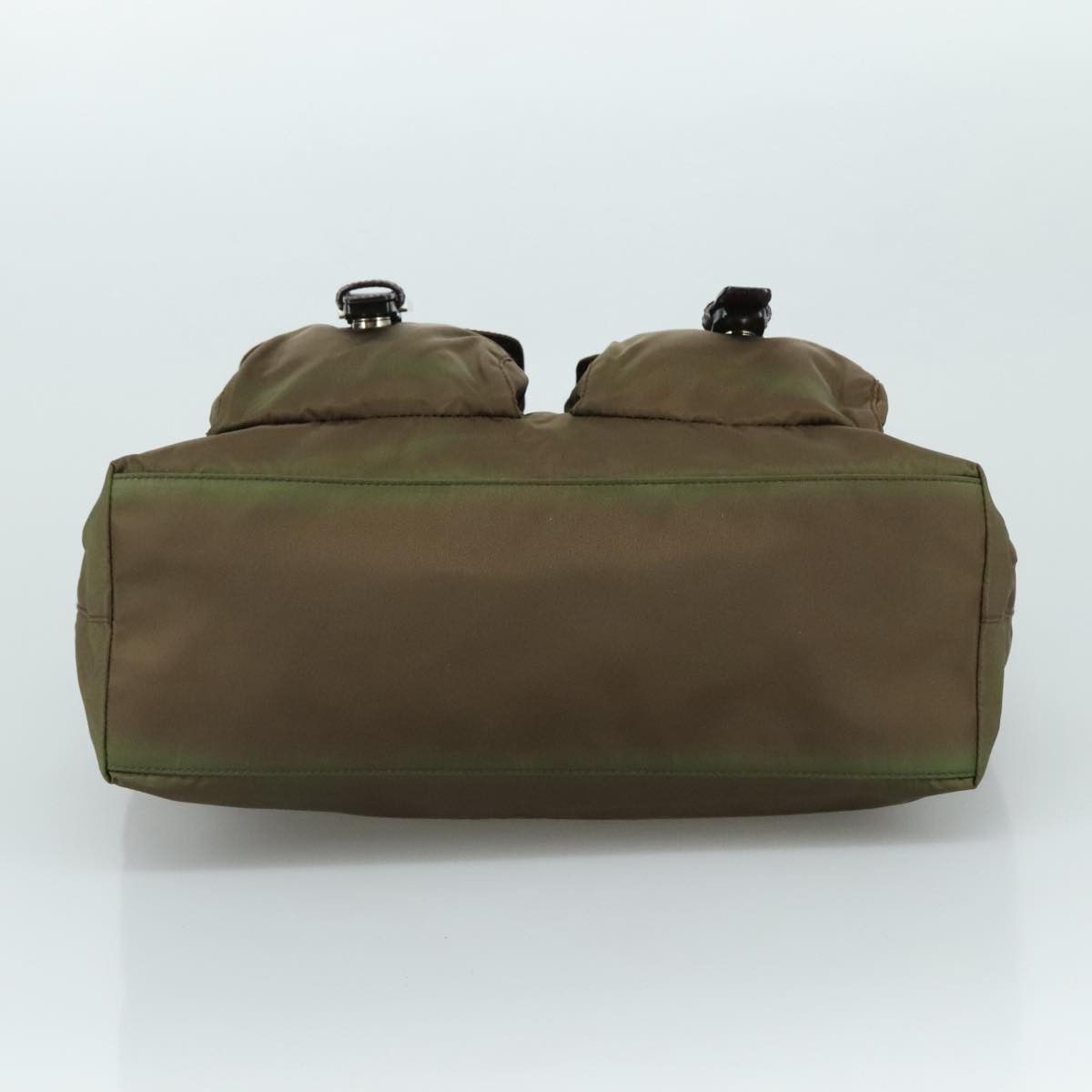 Prada Tessuto Khaki Synthetic Tote Bag (Pre-Owned) Size ONE SIZE - 17 Thumbnail