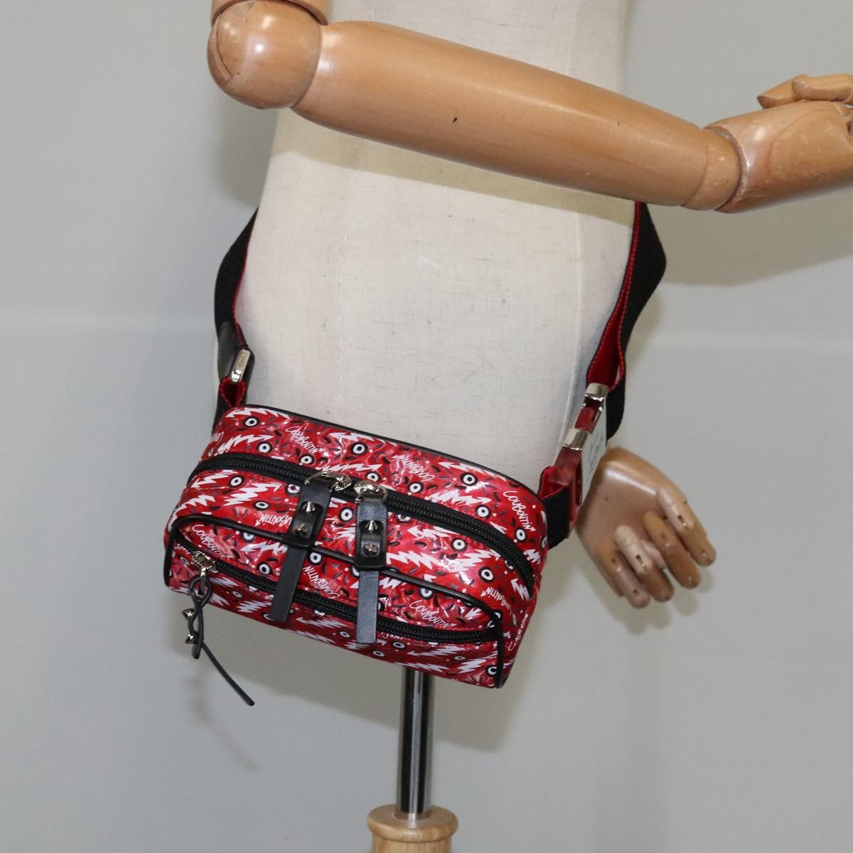 Christian Louboutin Red Synthetic Shoulder Bag (Pre-Owned) Size ONE SIZE - 15 Thumbnail