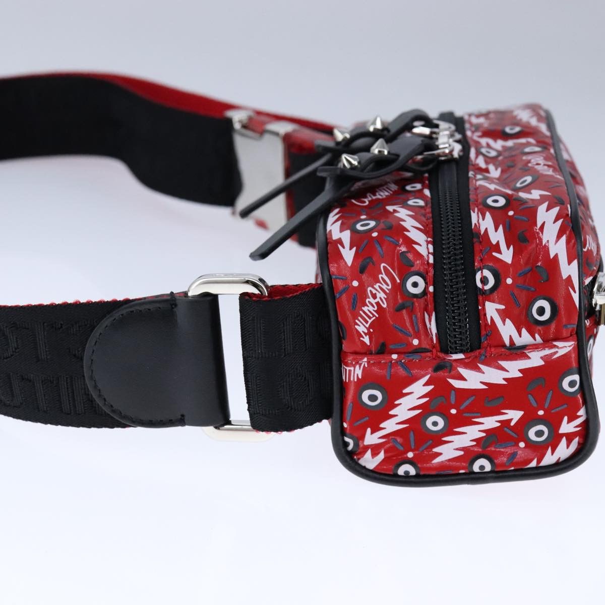 Christian Louboutin Red Synthetic Shoulder Bag (Pre-Owned) Size ONE SIZE - 4 Thumbnail