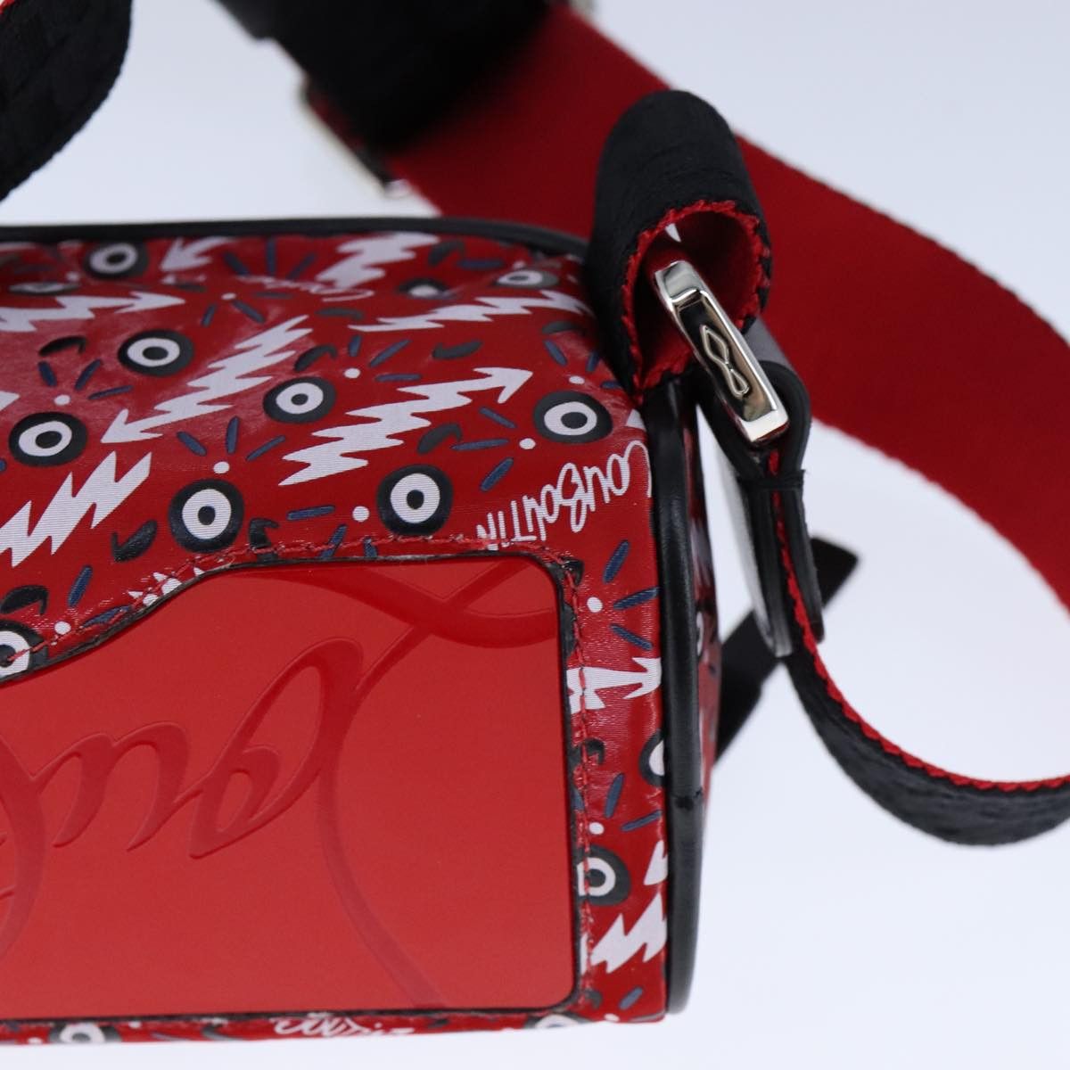 Christian Louboutin Red Synthetic Shoulder Bag (Pre-Owned) Size ONE SIZE - 8 Thumbnail