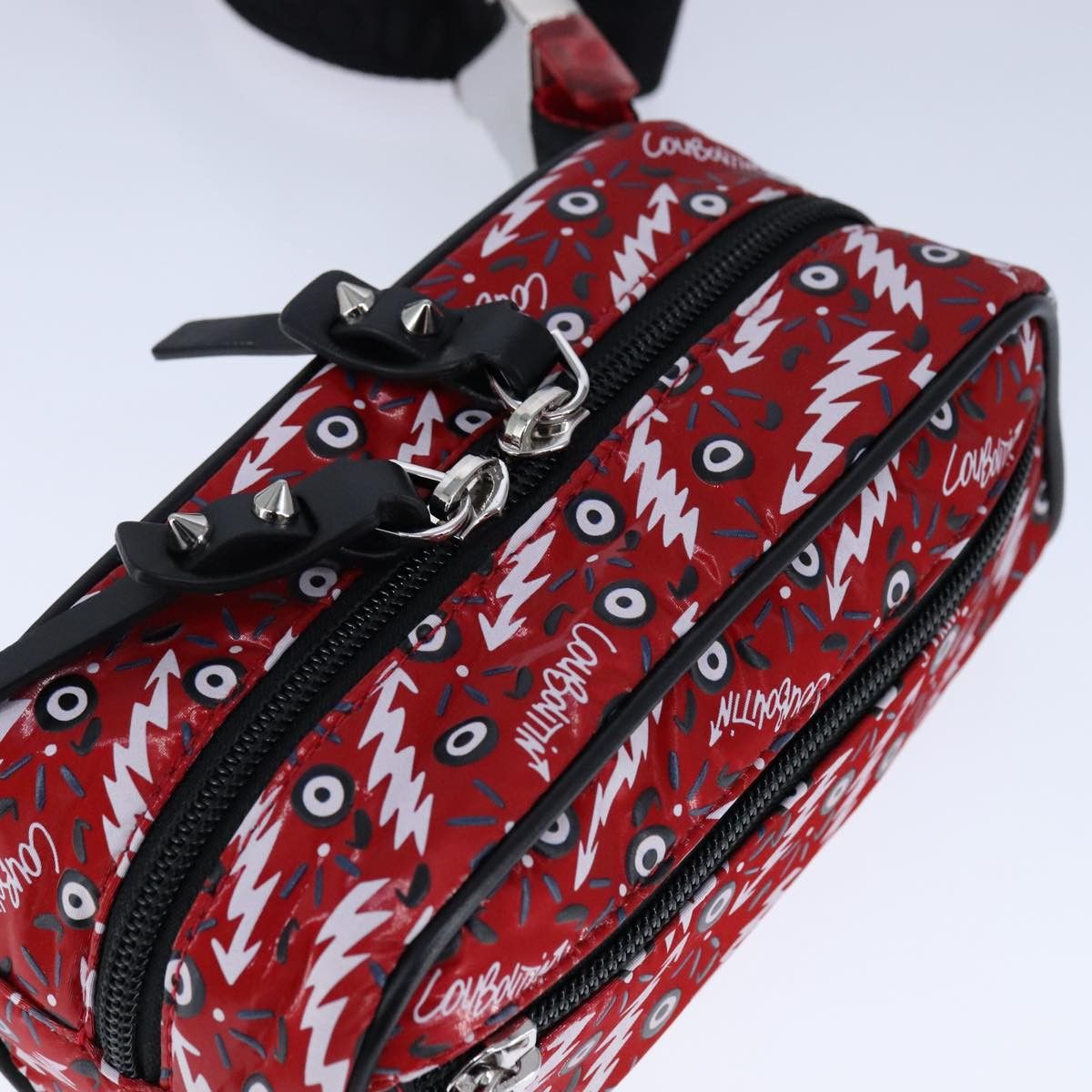Christian Louboutin Red Synthetic Shoulder Bag (Pre-Owned) Size ONE SIZE - 17 Thumbnail