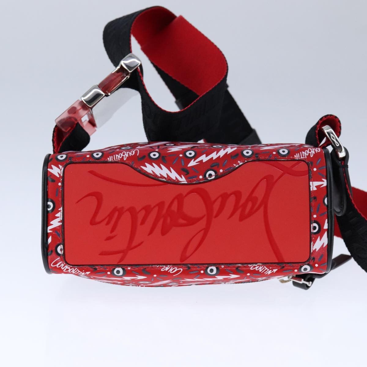 Christian Louboutin Red Synthetic Shoulder Bag (Pre-Owned) Size ONE SIZE - 18 Thumbnail