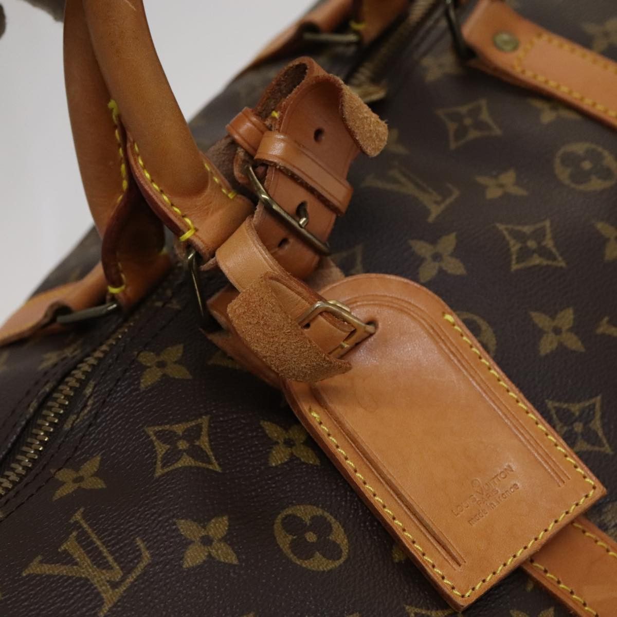 Louis Vuitton Keepall Bandoulière 60 Brown Canvas Travel Bag (Pre-Owned) Size ONE SIZE - 18 Thumbnail