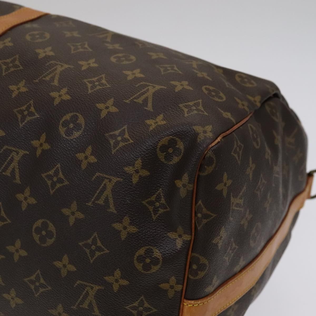 Louis Vuitton Keepall Bandoulière 60 Brown Canvas Travel Bag (Pre-Owned) Size ONE SIZE - 9 Thumbnail