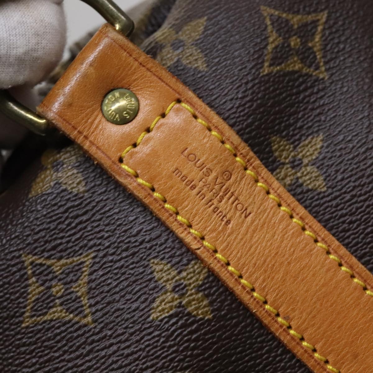 Louis Vuitton Keepall Bandoulière 60 Brown Canvas Travel Bag (Pre-Owned) Size ONE SIZE - 13 Thumbnail