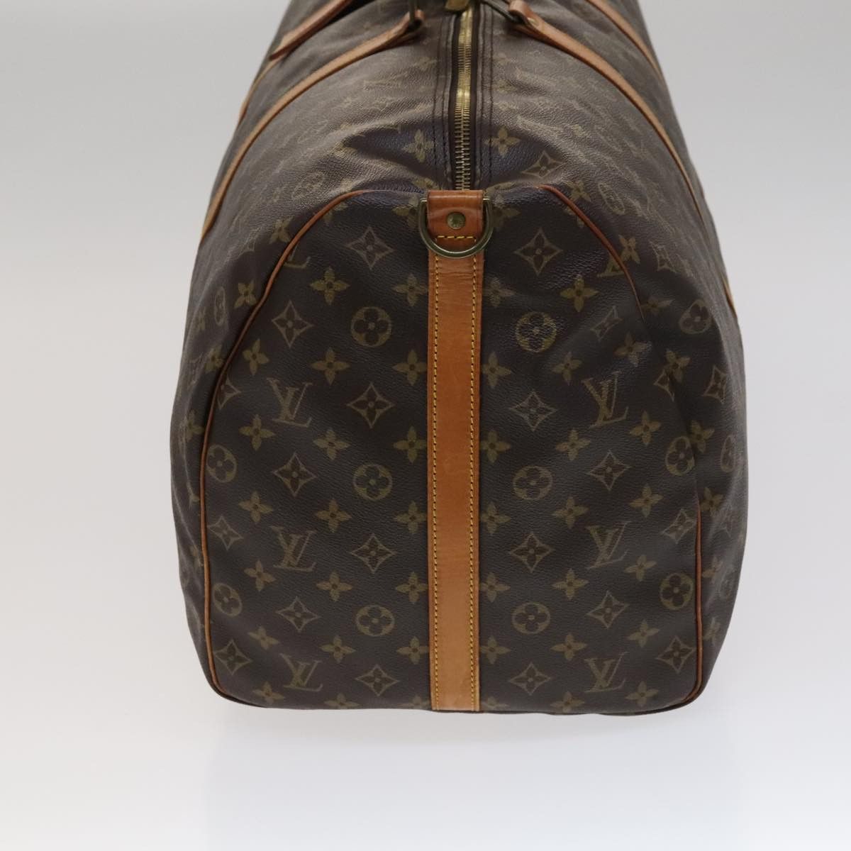 Louis Vuitton Keepall Bandoulière 60 Brown Canvas Travel Bag (Pre-Owned) Size ONE SIZE - 3 Thumbnail