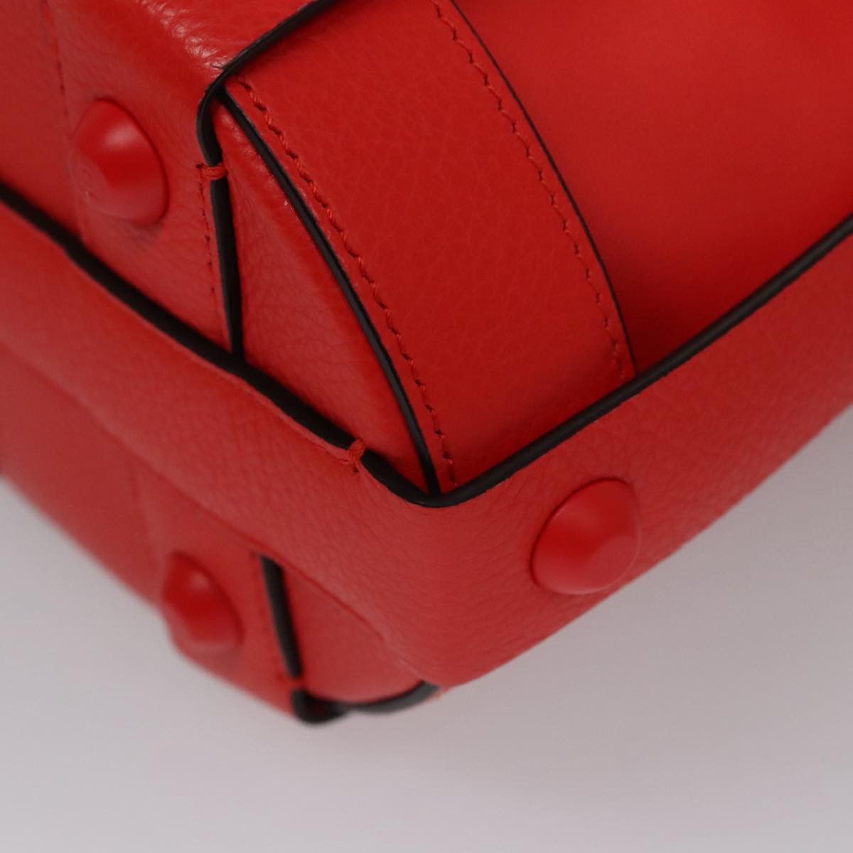 Salvatore Ferragamo Red Leather Shoulder Bag (Pre-Owned) Size ONE SIZE - 10 Thumbnail