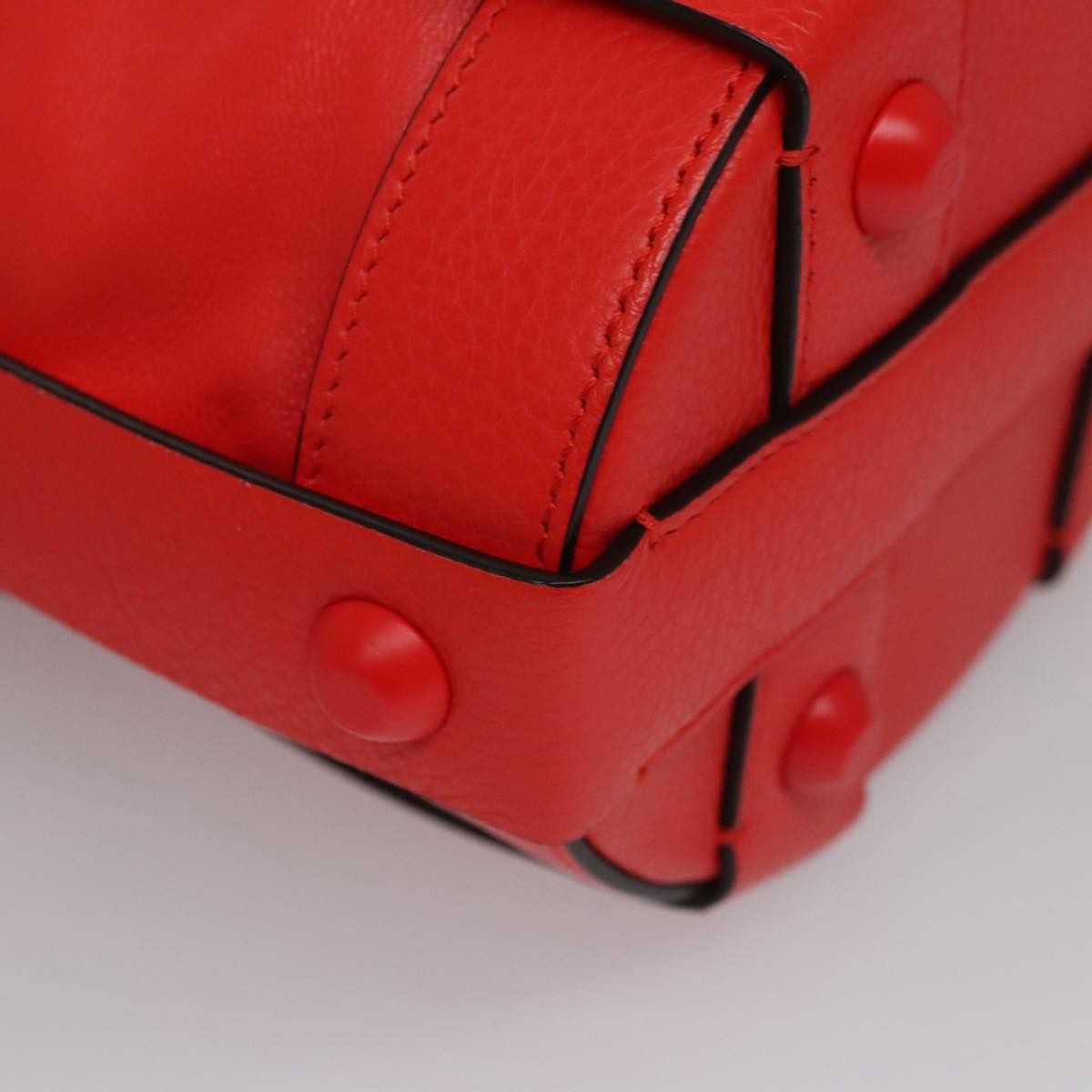 Salvatore Ferragamo Red Leather Shoulder Bag (Pre-Owned) Size ONE SIZE - 7 Thumbnail