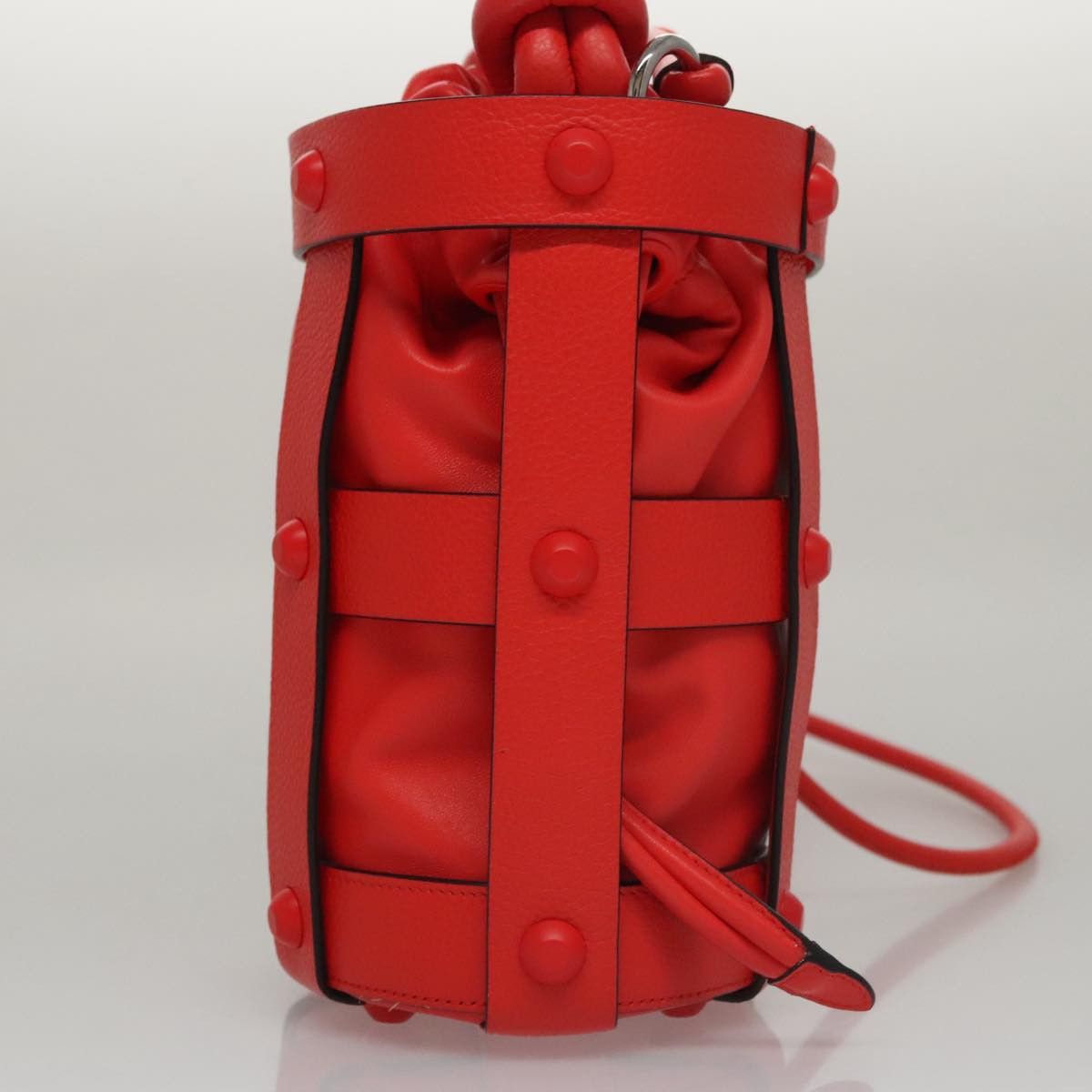 Salvatore Ferragamo Red Leather Shoulder Bag (Pre-Owned) Size ONE SIZE - 3 Thumbnail