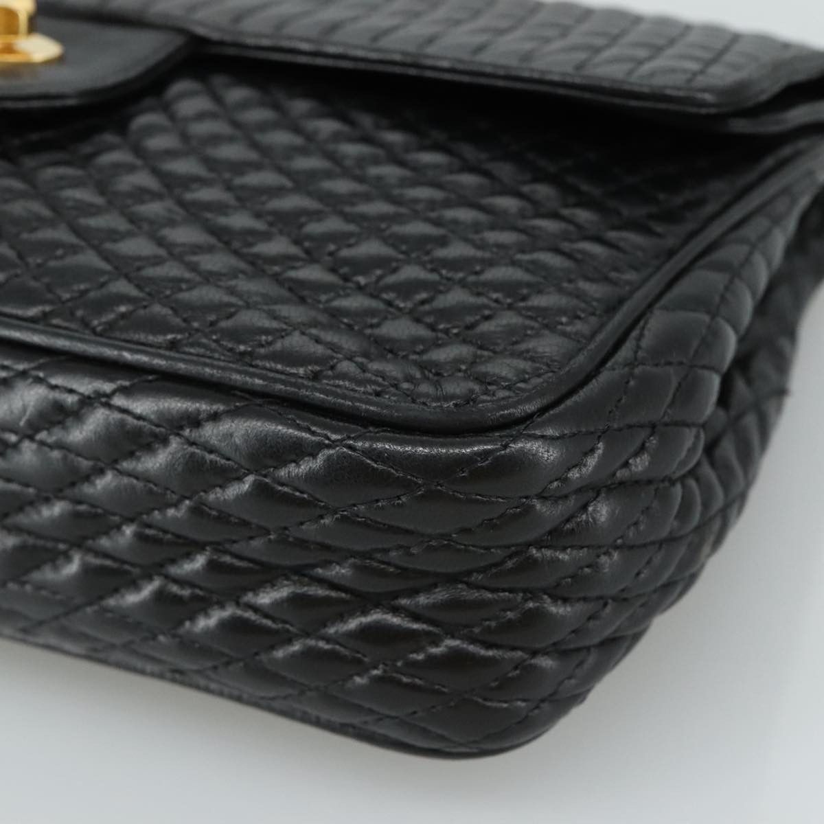 Bally Black Leather Shoulder Bag (Pre-Owned) Size ONE SIZE - 7 Thumbnail