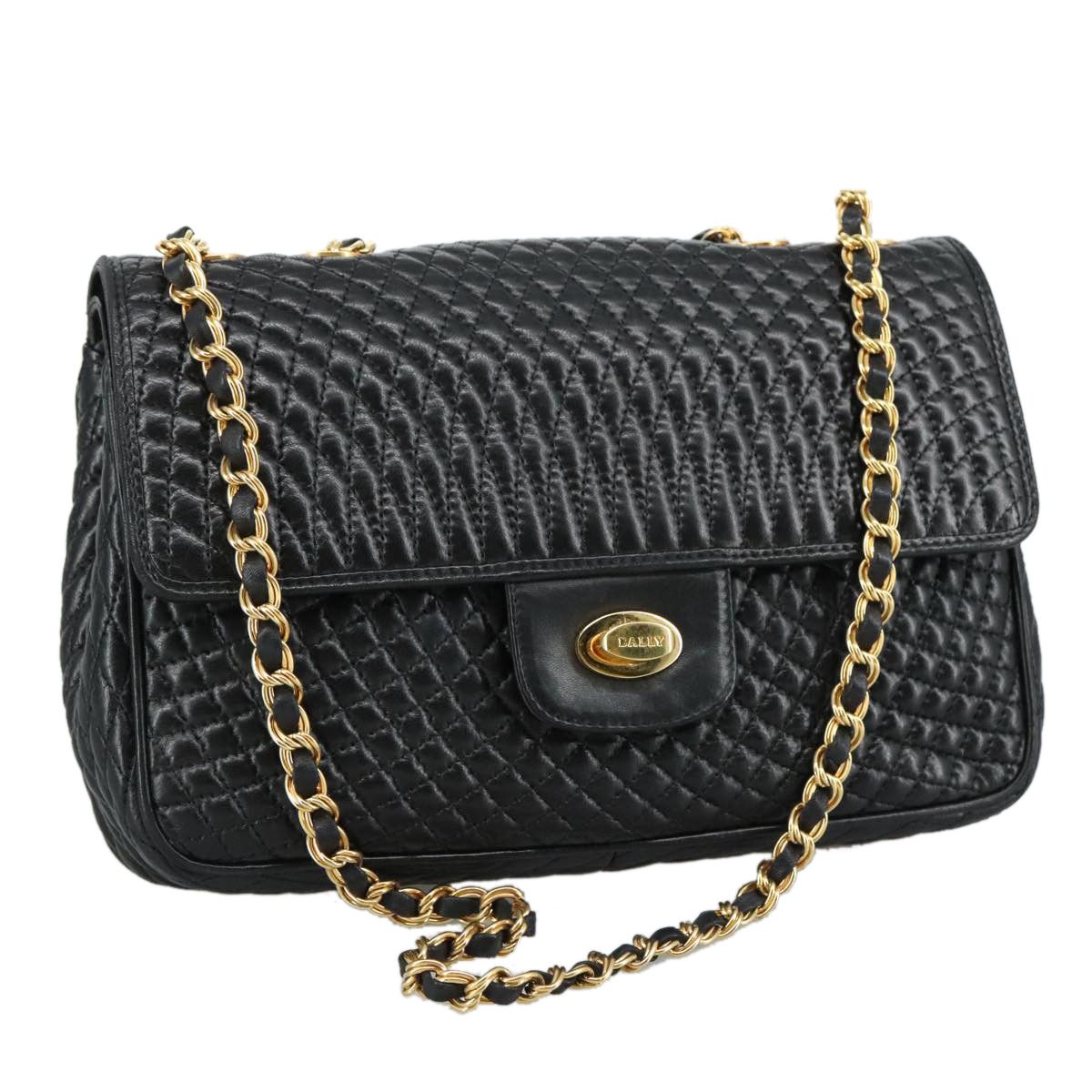 Bally Black Leather Shoulder Bag (Pre-Owned) Size ONE SIZE - 16 Thumbnail