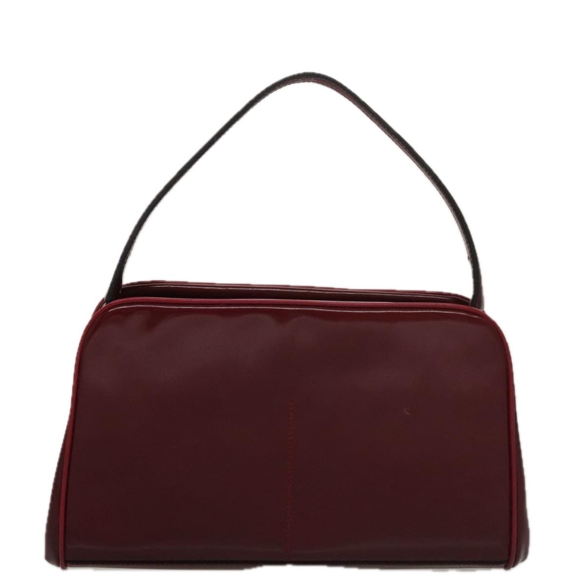 Prada Burgundy Patent Leather Handbag (Pre-Owned) Size ONE SIZE - 2 Thumbnail