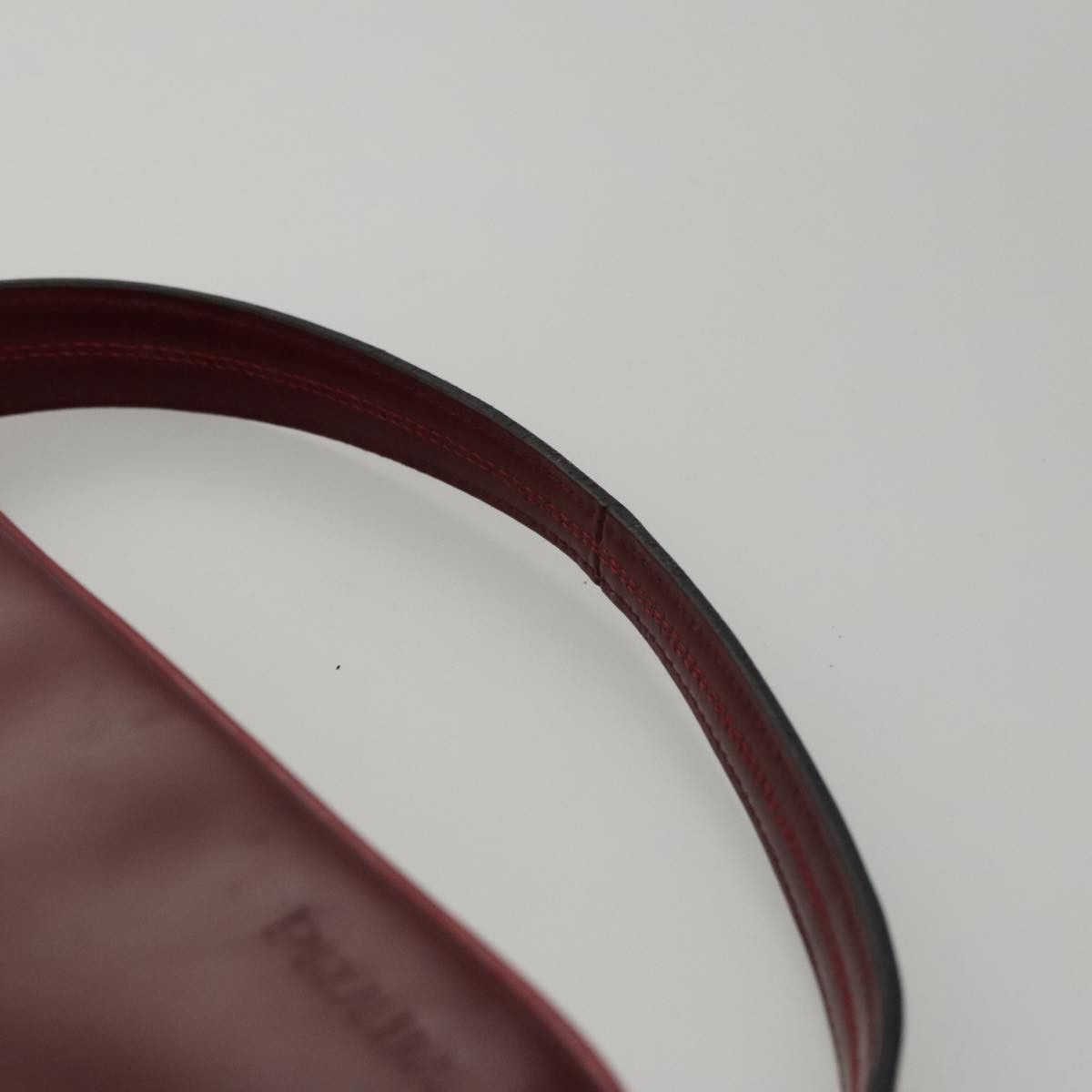 Prada Burgundy Patent Leather Handbag (Pre-Owned) Size ONE SIZE - 6 Thumbnail