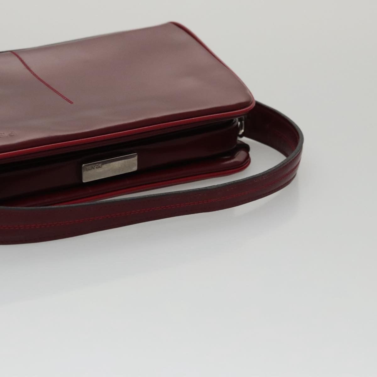 Prada Burgundy Patent Leather Handbag (Pre-Owned) Size ONE SIZE - 5 Thumbnail