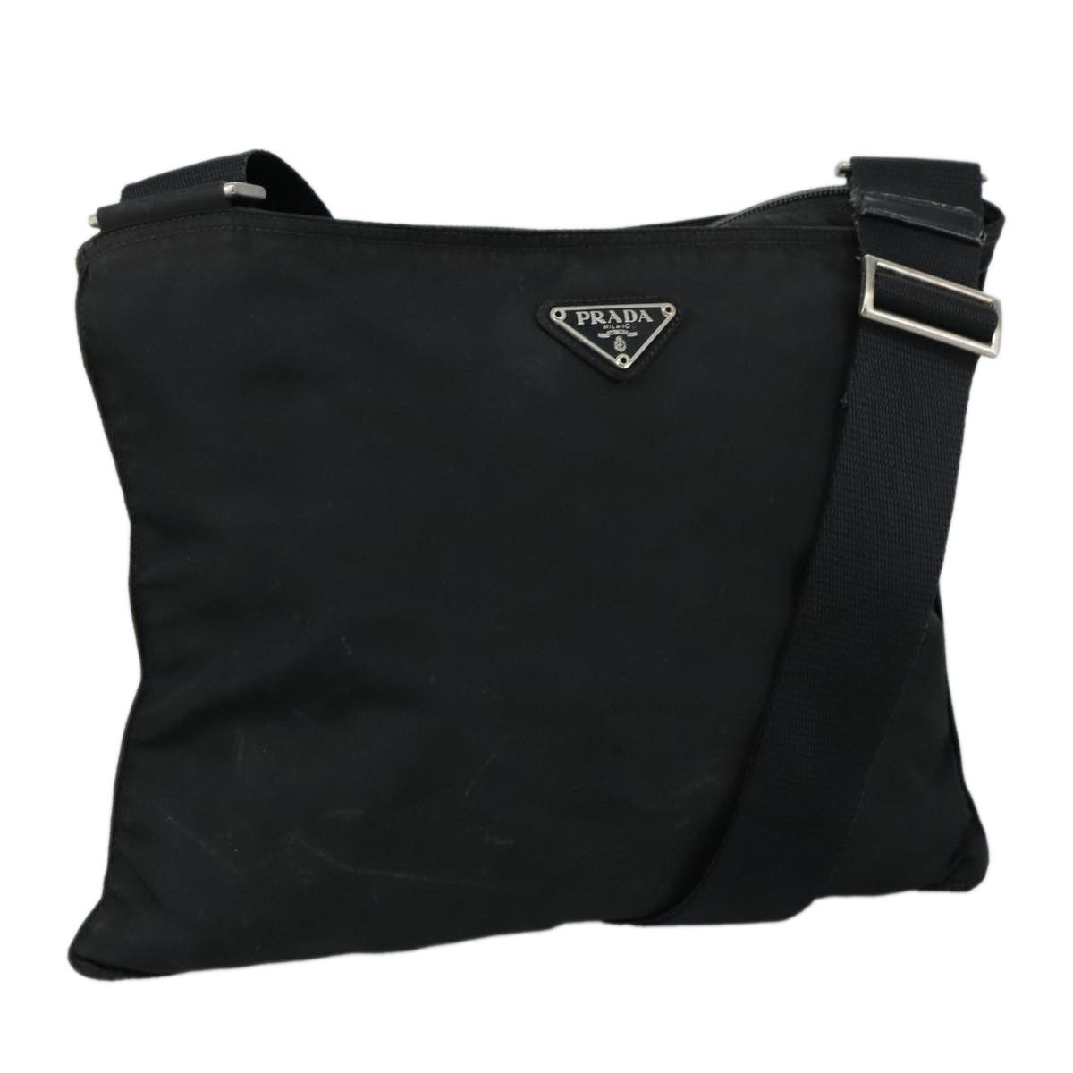 Prada Re-Nylon Black Synthetic Shoulder Bag (Pre-Owned) Size ONE SIZE - 16 Thumbnail