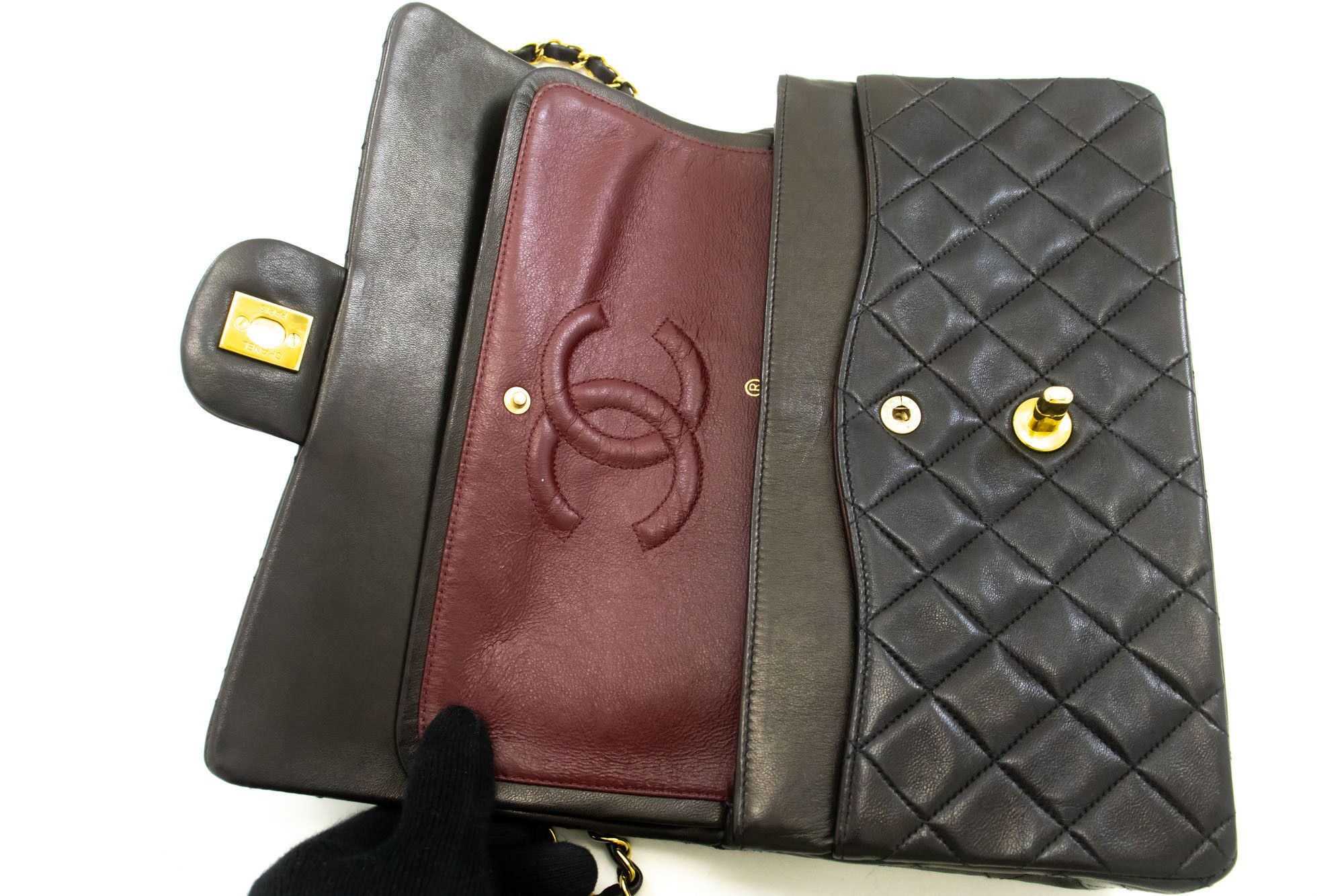 Chanel Black Leather Shoulder Bag (Pre-Owned) Size ONE SIZE - 10 Thumbnail